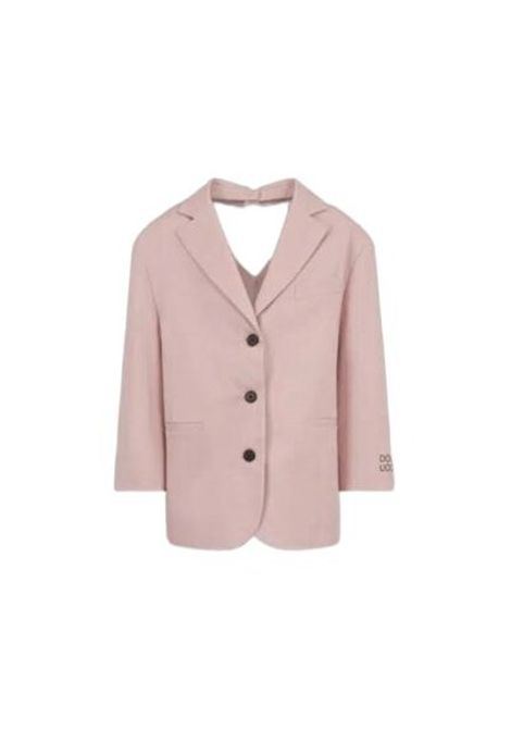 Blazer monopetto rosa DOUUOD JUNIOR | DY2A04 G0197504